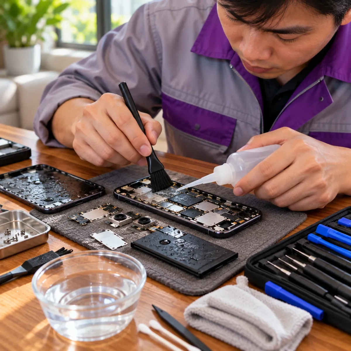 Máy vào nước, cứu dữ liệu – FixNhanh